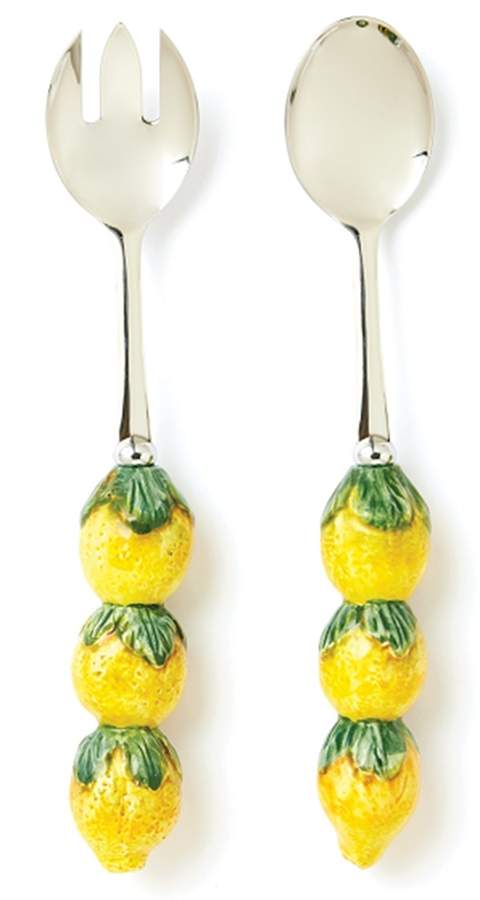 Sara's Fresh Fruit (2 Piece) Salad Set with Stainless Bowl by Vietri (Italy)-1