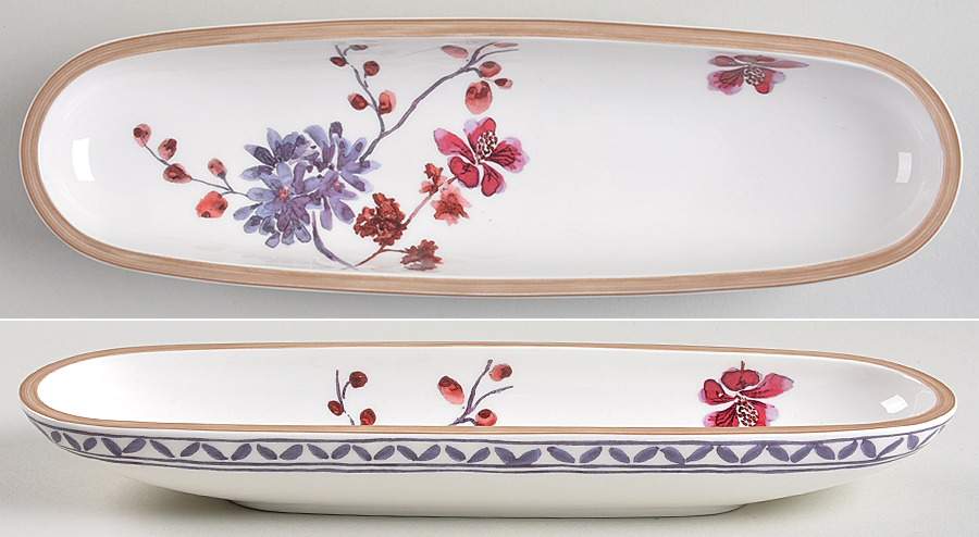 Provencal Lavender 11" Olive Boat by Villeroy & Boch-1