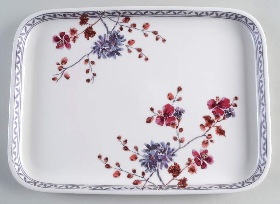 Provencal Lavender 14" Rectangular Tray (AKA Lid for RB13) by Villeroy & Boch-1