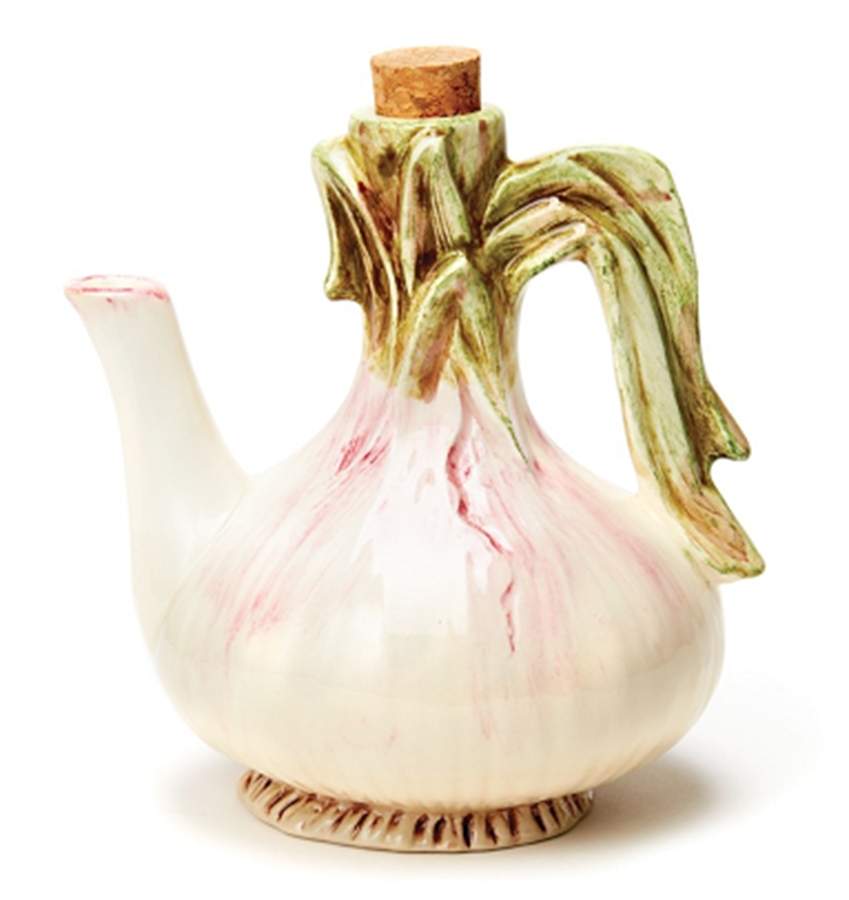 Farm To Table Oil Jar & Cork Stopper by Vietri (Italy)-1