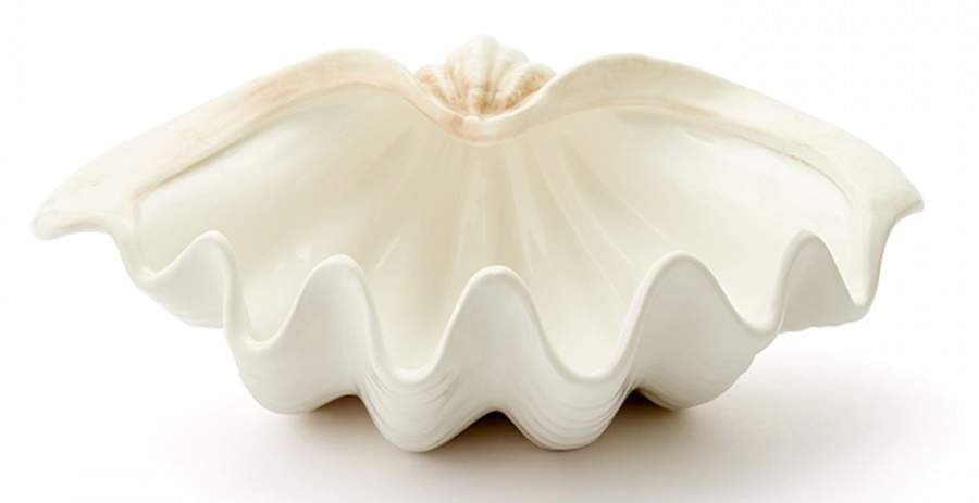Isola Mare 13" Shell Shaped Bowl by Vietri (Italy)-1