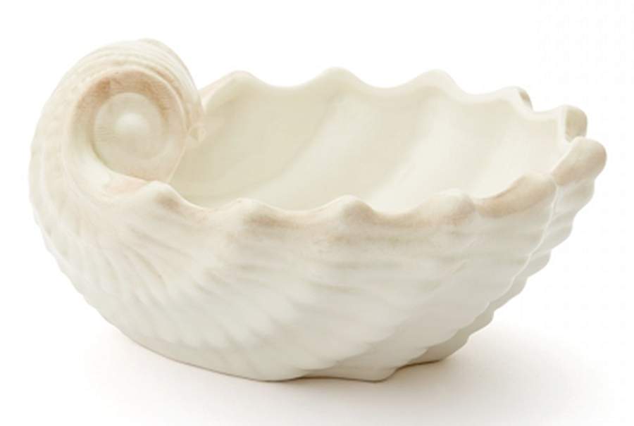 Isola Mare 8" Shell Shaped Bowl by Vietri (Italy)-1