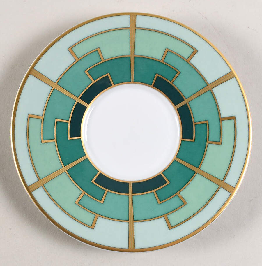Emerald Saucer by Vista Alegre-1