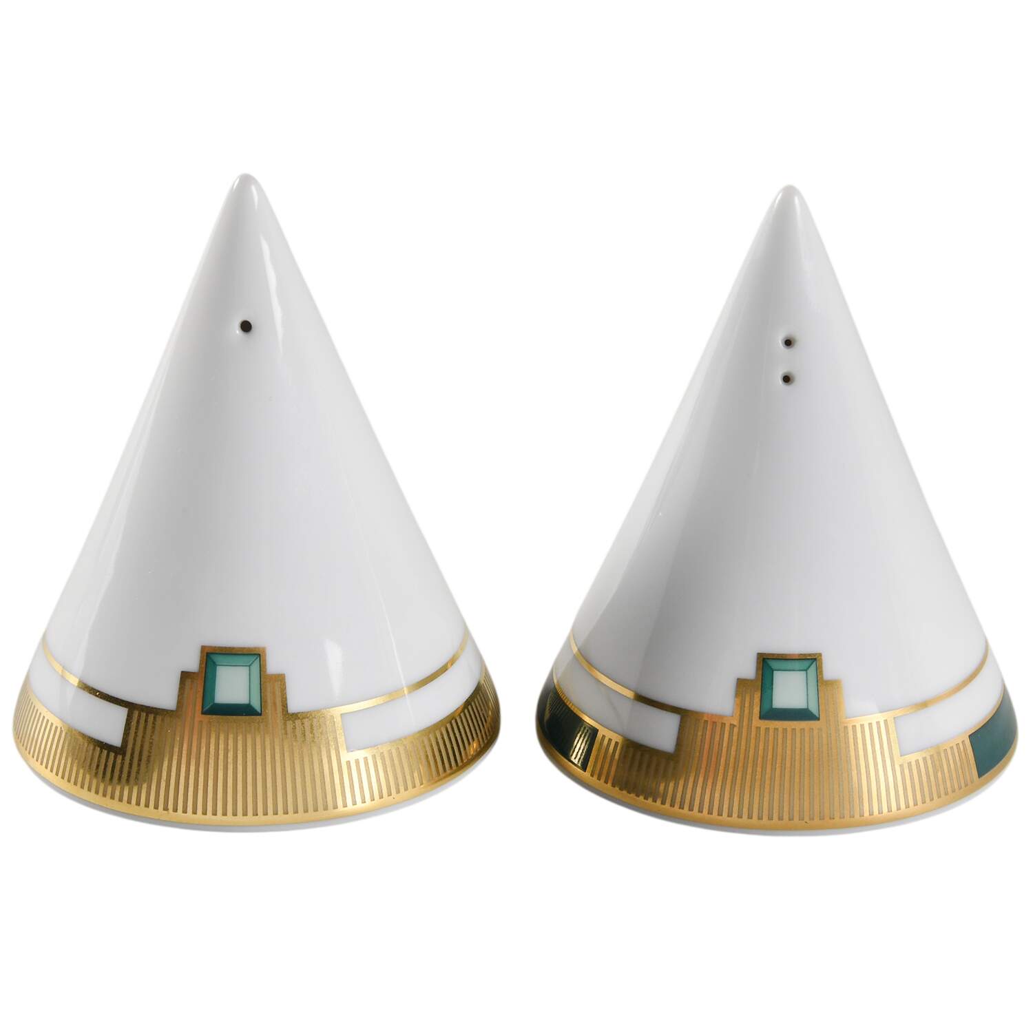 Emerald Salt & Pepper Set by Vista Alegre-1