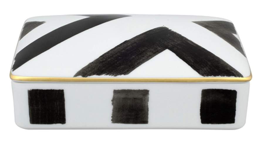 Sol Y Sombra Rectangular Box with Lid by Vista Alegre-1