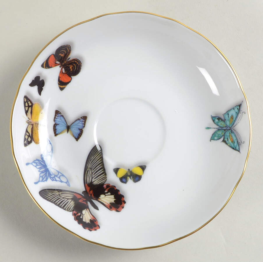Butterfly Parade by Christian LaCroix Saucer by Vista Alegre-1