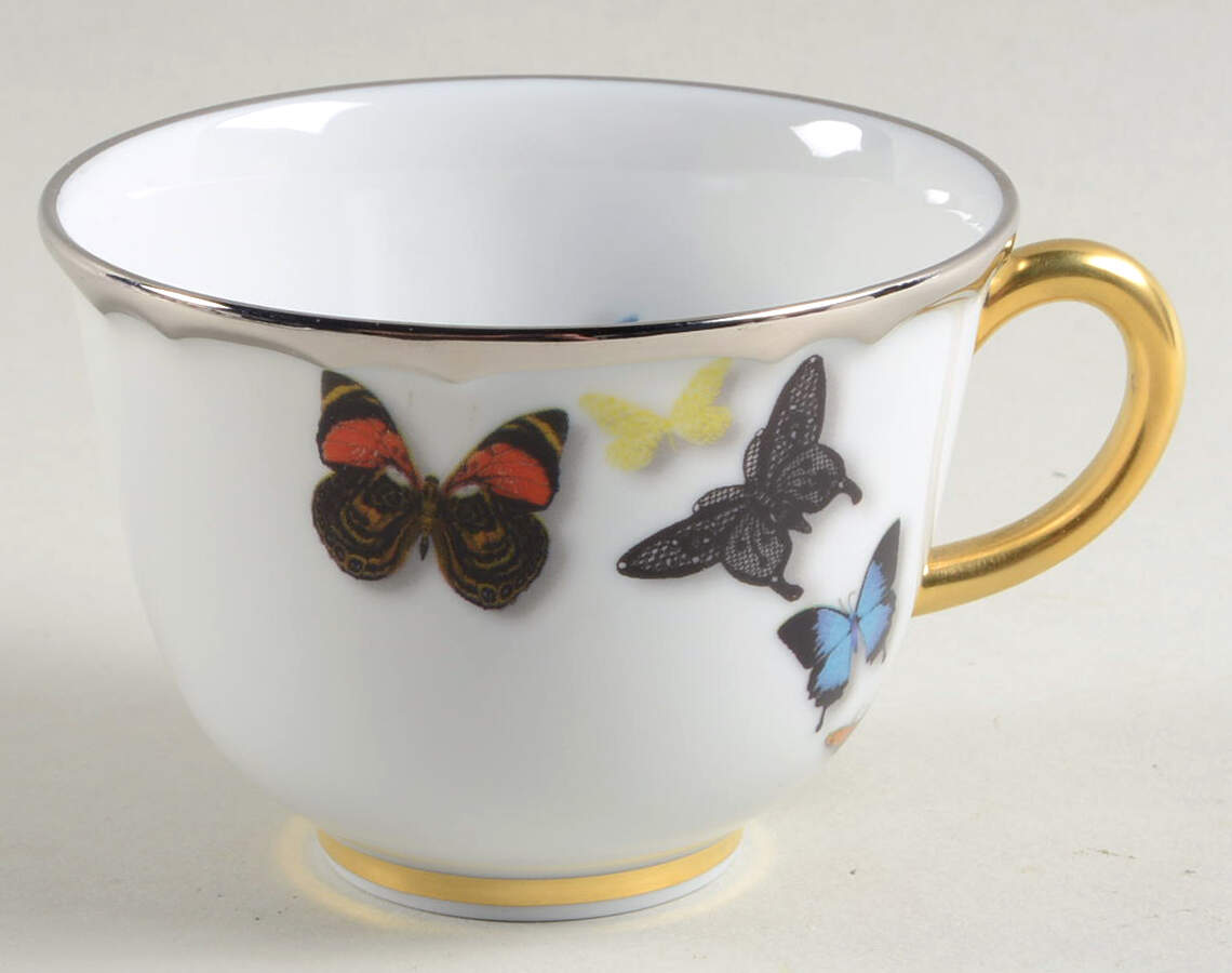 Butterfly Parade by Christian LaCroix Footed Cup by Vista Alegre-1