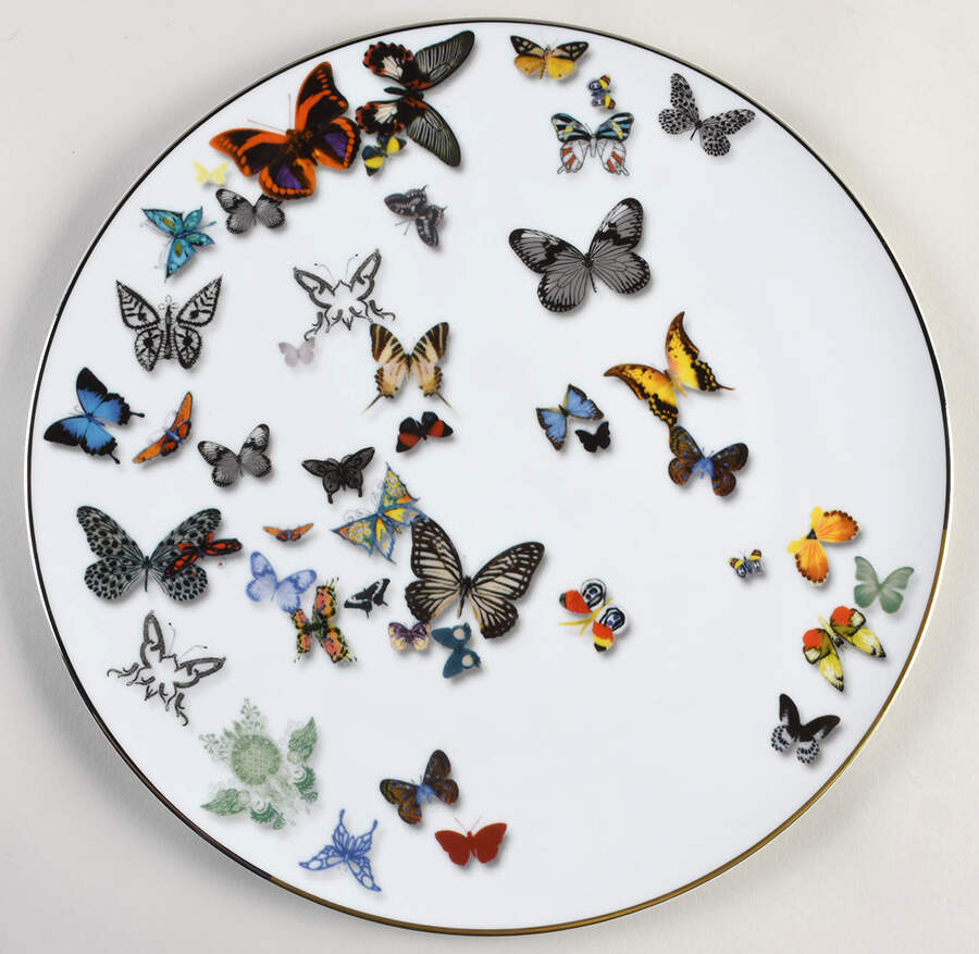 Butterfly Parade by Christian LaCroix Service Plate (Charger) by Vista Alegre-1