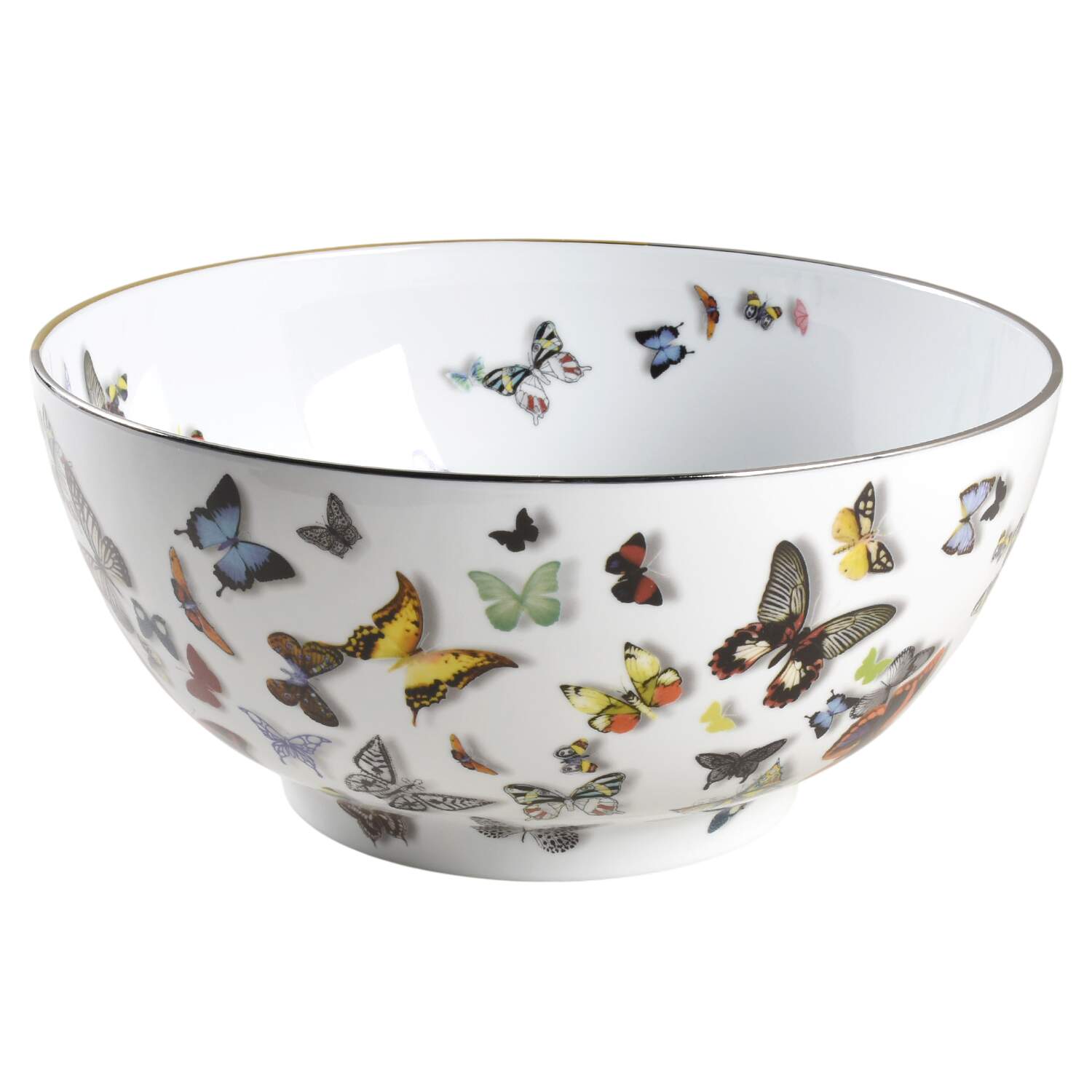 Butterfly Parade by Christian LaCroix 11" Large Salad Serving Bowl by Vista Alegre-1