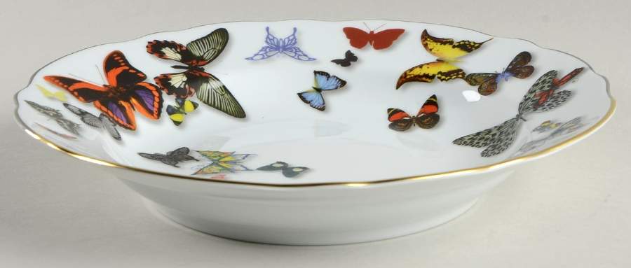 Butterfly Parade by Christian LaCroix Large Rim Soup Bowl by Vista Alegre-1