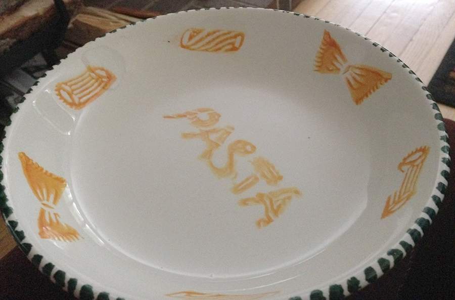 VAC41 8" Individual Pasta Bowl by VARM Ceramica (Italy)-1