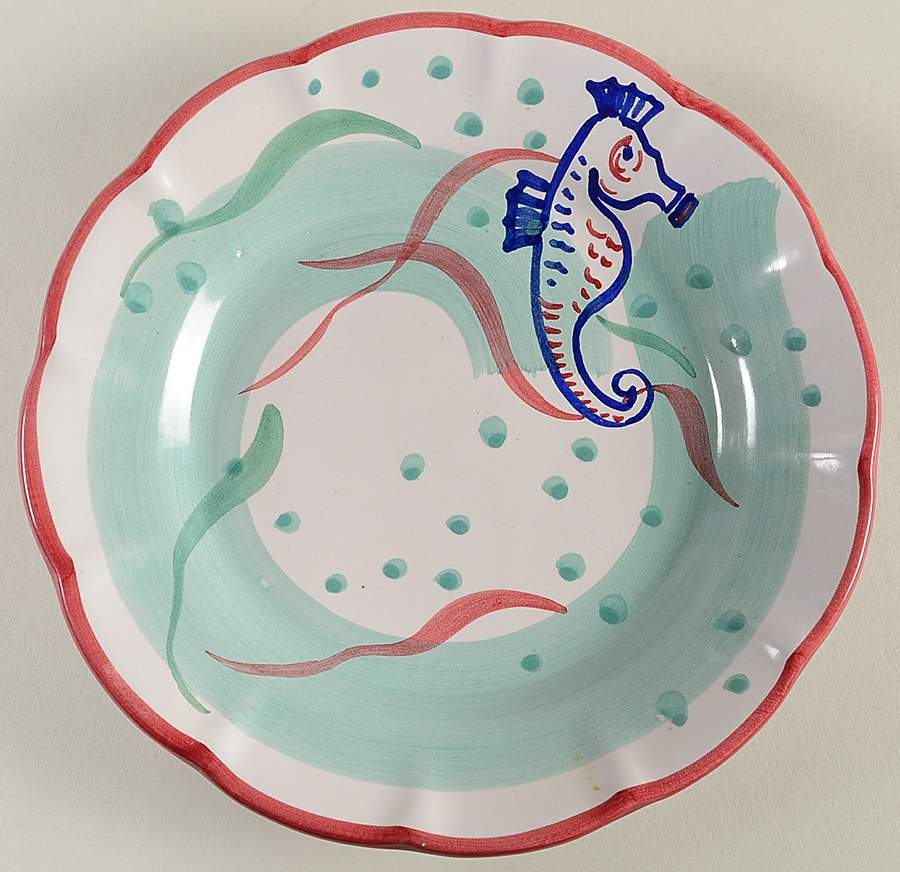 VIE155 Salad Plate by Vietri (Italy)-1
