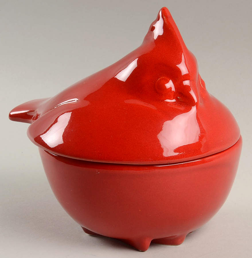 Lastra Holiday Figural Serving Bowl & Lid by Vietri (Italy)-1