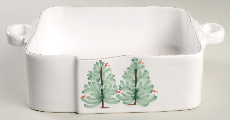 Lastra Holiday 8" Square Baker by Vietri (Italy)-1