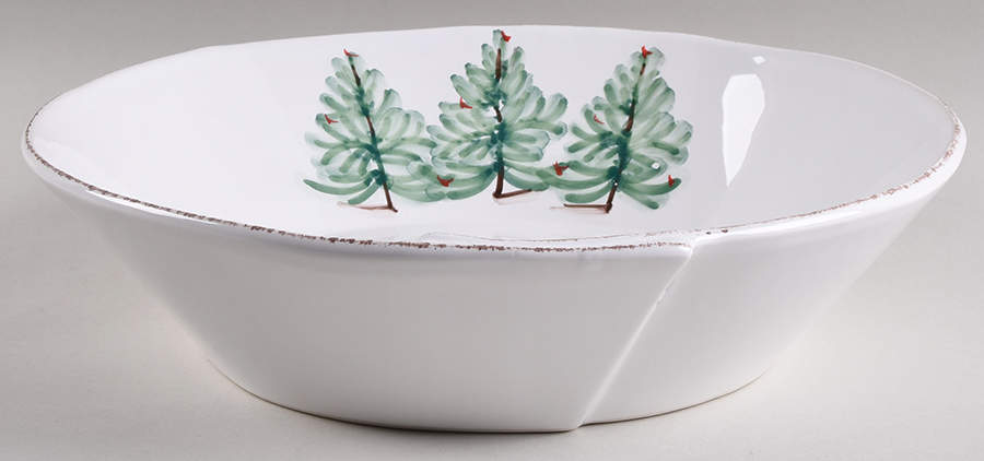 Lastra Holiday 12" Shallow Round Bowl by Vietri (Italy)-1