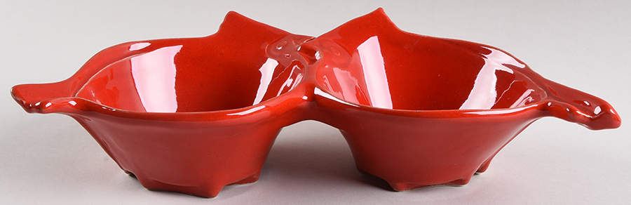 Lastra Holiday 2 Part Figural Server by Vietri (Italy)-1