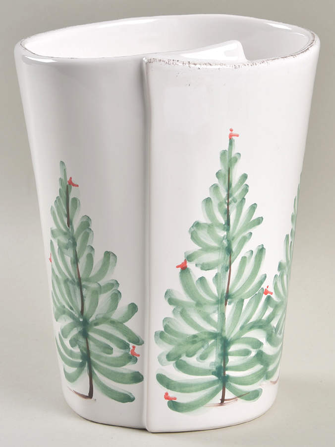 Lastra Holiday Utensil Holder by Vietri (Italy)-1
