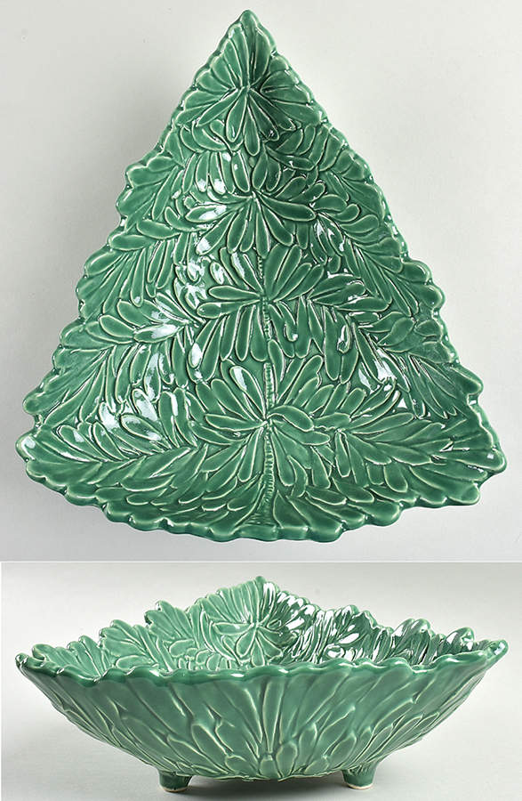 Lastra Holiday 12" Tree Shaped Bowl by Vietri (Italy)-1