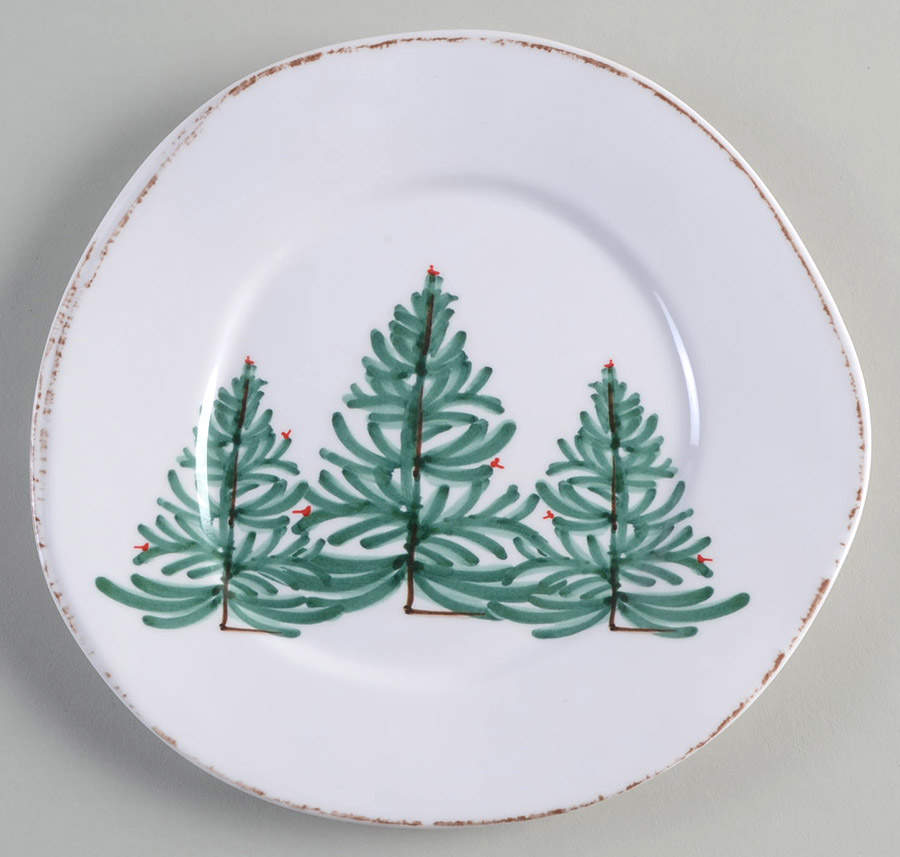 Lastra Holiday Melamine Salad Plate by Vietri (Italy)-1