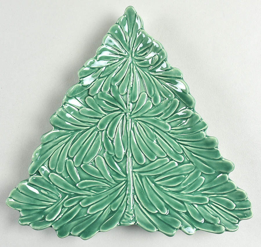 Lastra Holiday 1 Part Medium Tree Shaped Dish by Vietri (Italy)-1