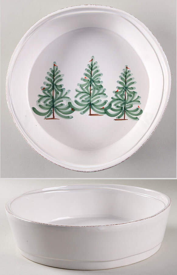 Lastra Holiday Pie Dish by Vietri (Italy)-1