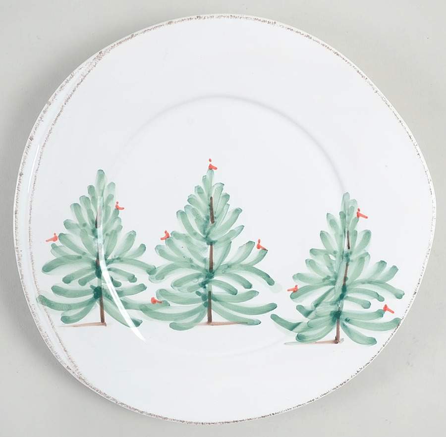 Lastra Holiday Salad Plate by Vietri (Italy)-1
