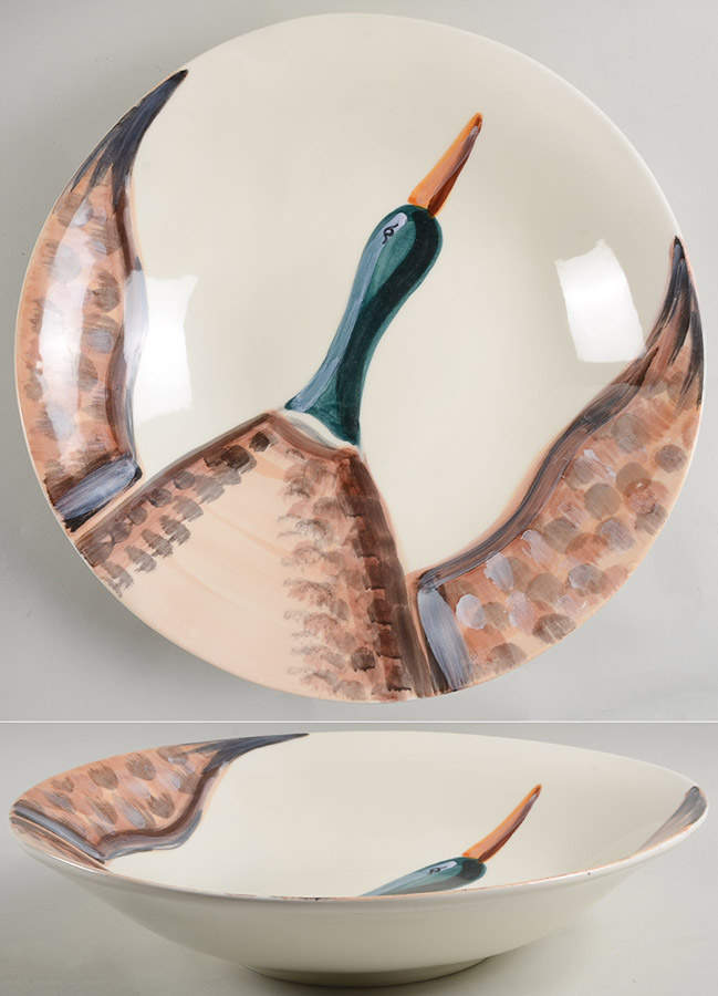 Wildlife 15" Round Serving Bowl by Vietri (Italy)-1