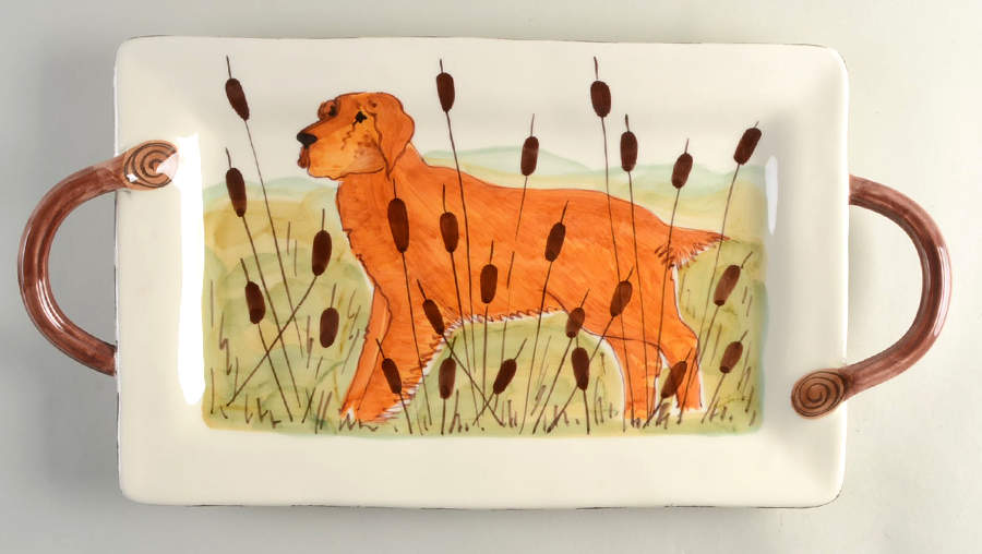 Wildlife 23" Rectangular Serving Platter by Vietri (Italy)-1