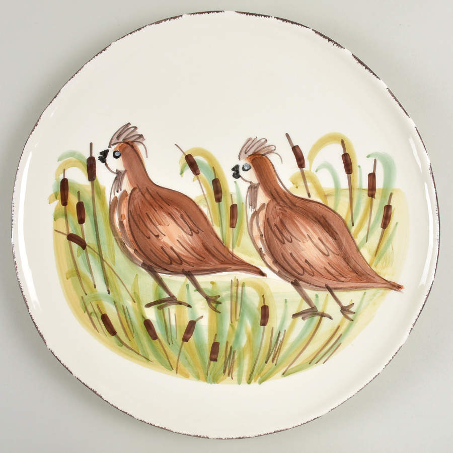 Wildlife 14" Chop Plate (Round Platter) by Vietri (Italy)-1