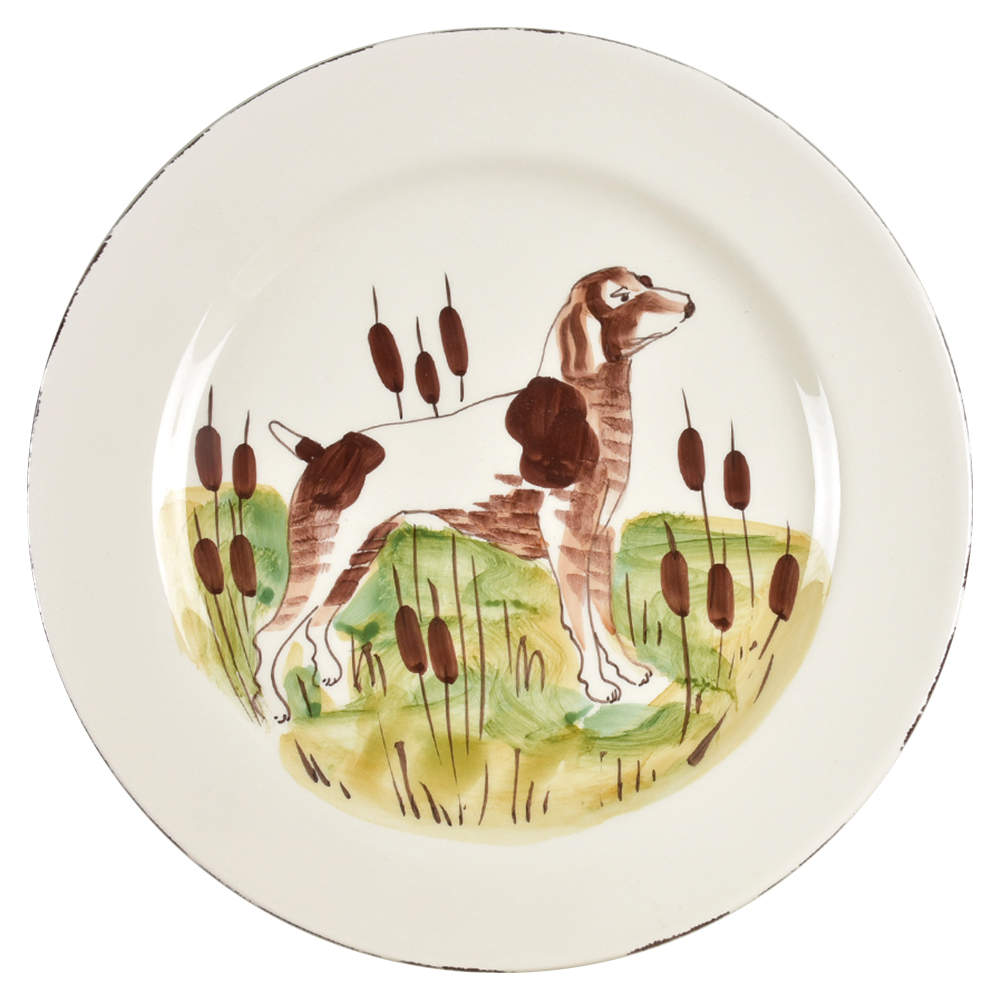 Wildlife Dinner Plate by Vietri (Italy)-1