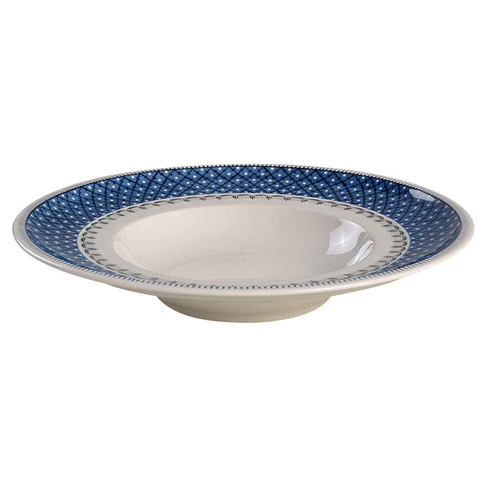 Casale Blu Large Rim Soup Bowl by Villeroy & Boch-1