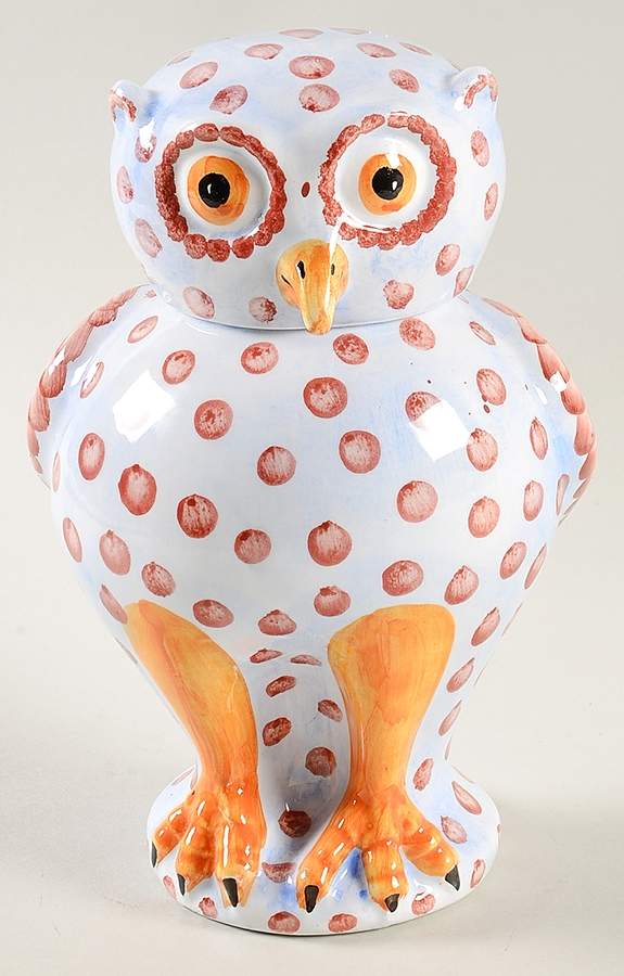 Barnyard Pitcher & Lid by Vietri (Italy)-1