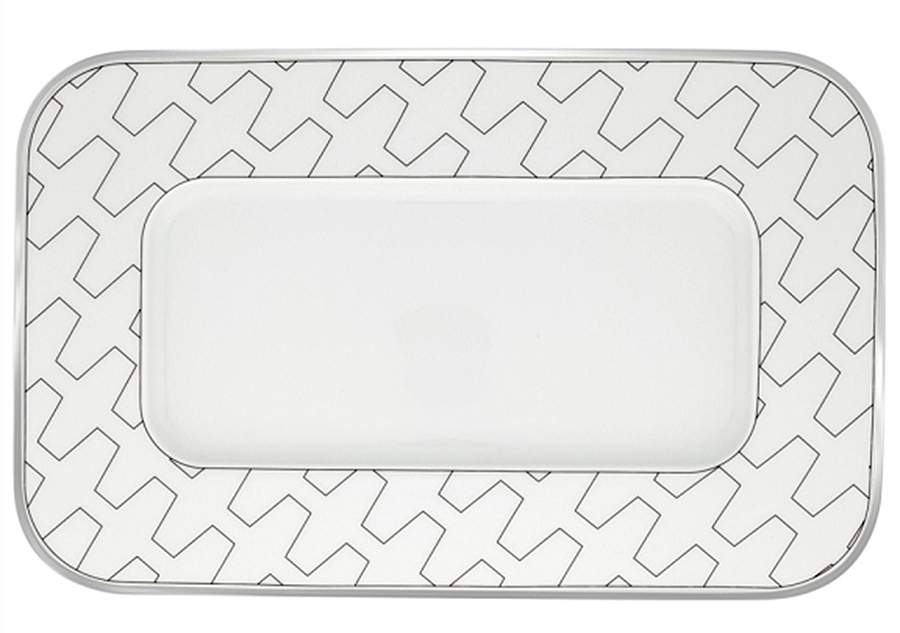 Trasso Rectangular Bread & Butter Plate by Vista Alegre-1
