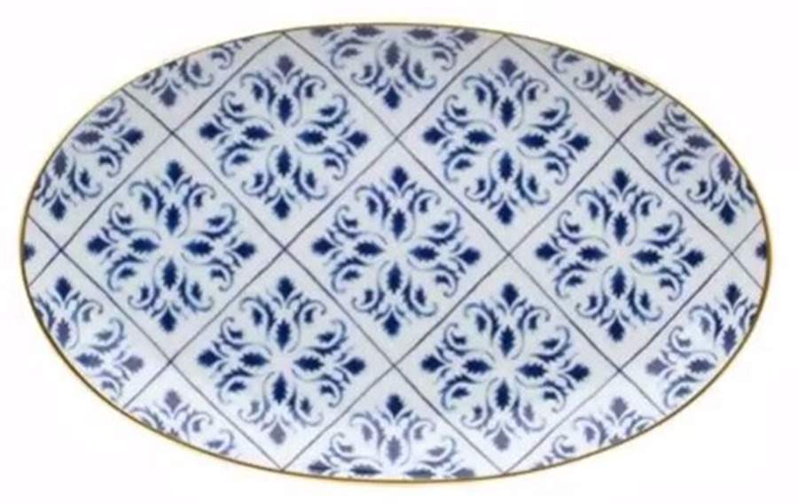 Transatlantica 10" Oval Serving Platter by Vista Alegre-1