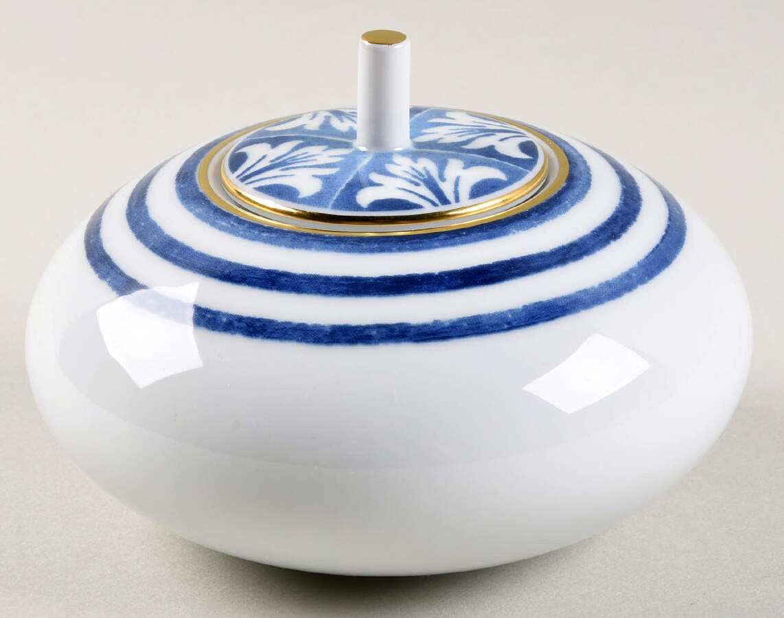 Transatlantica Sugar Bowl & Lid by Vista Alegre-1