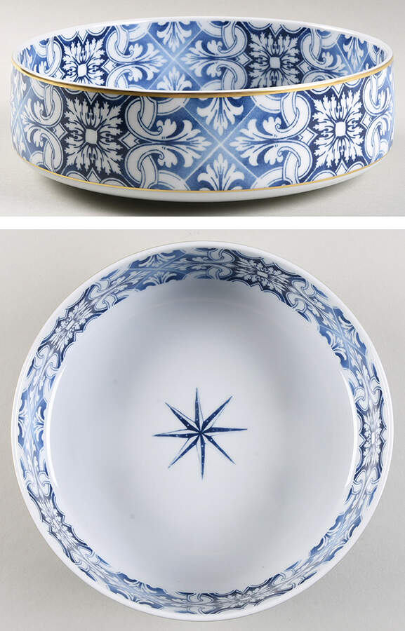 Transatlantica 8" Salad Serving Bowl by Vista Alegre-1
