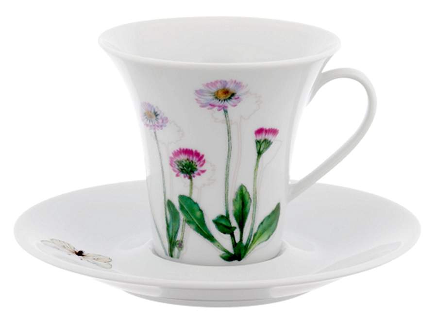 Prairie Flat Cup & Saucer Set by Vista Alegre-1
