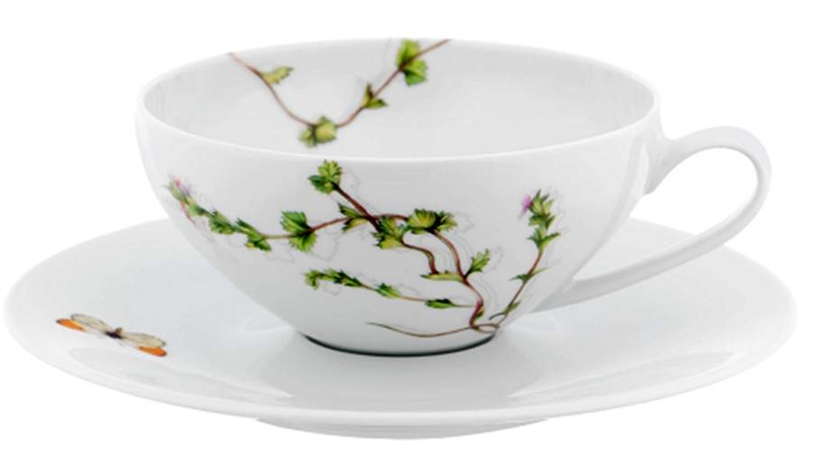 Prairie Flat Cup & Saucer Set by Vista Alegre-1