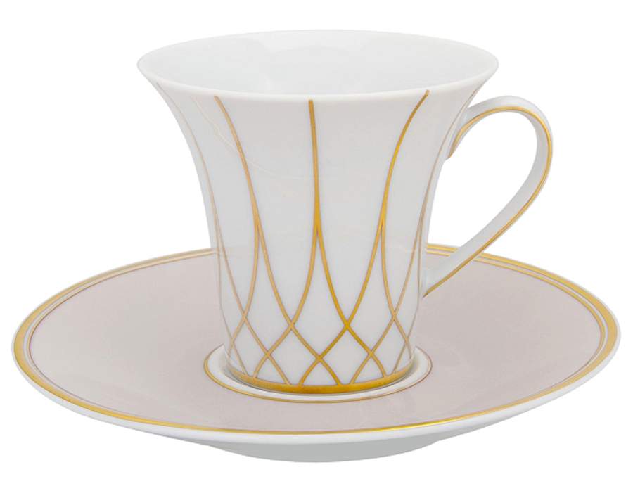 Terrace Flat Cup & Saucer Set by Vista Alegre-1