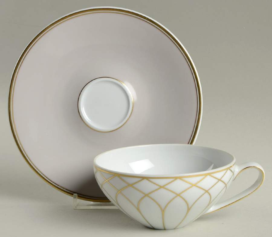 Terrace Flat Cup & Saucer Set by Vista Alegre-1