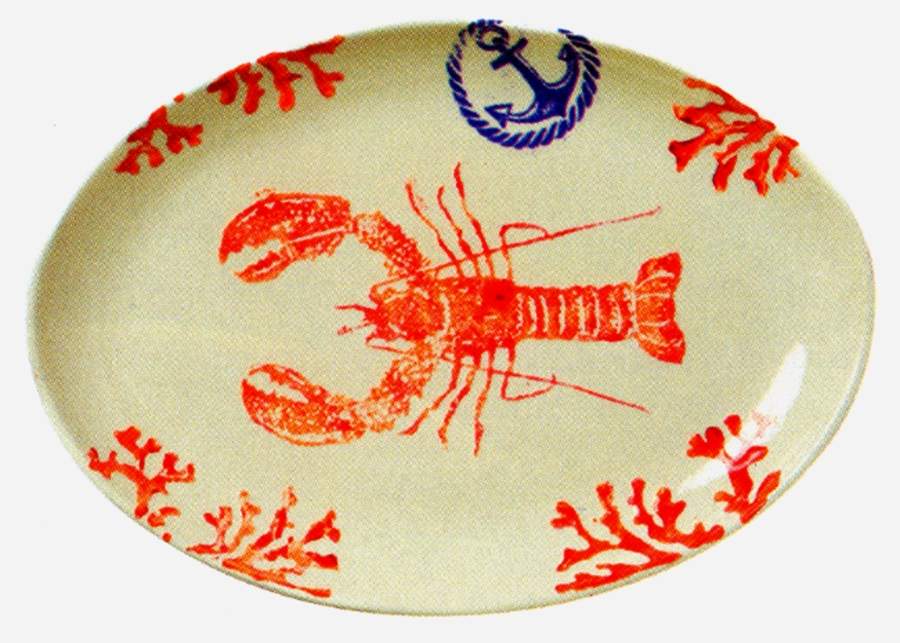 Costiera 17" Oval Serving Platter by Vietri (Italy)-1