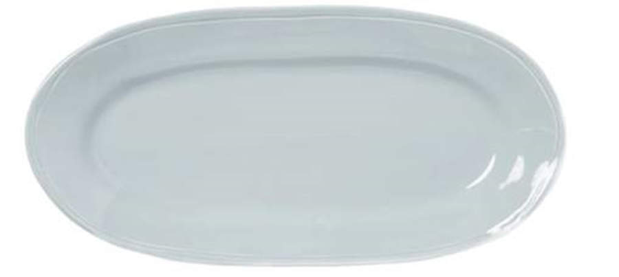 Fresh Gray 16" Oval Serving Platter by Vietri (Italy)-1