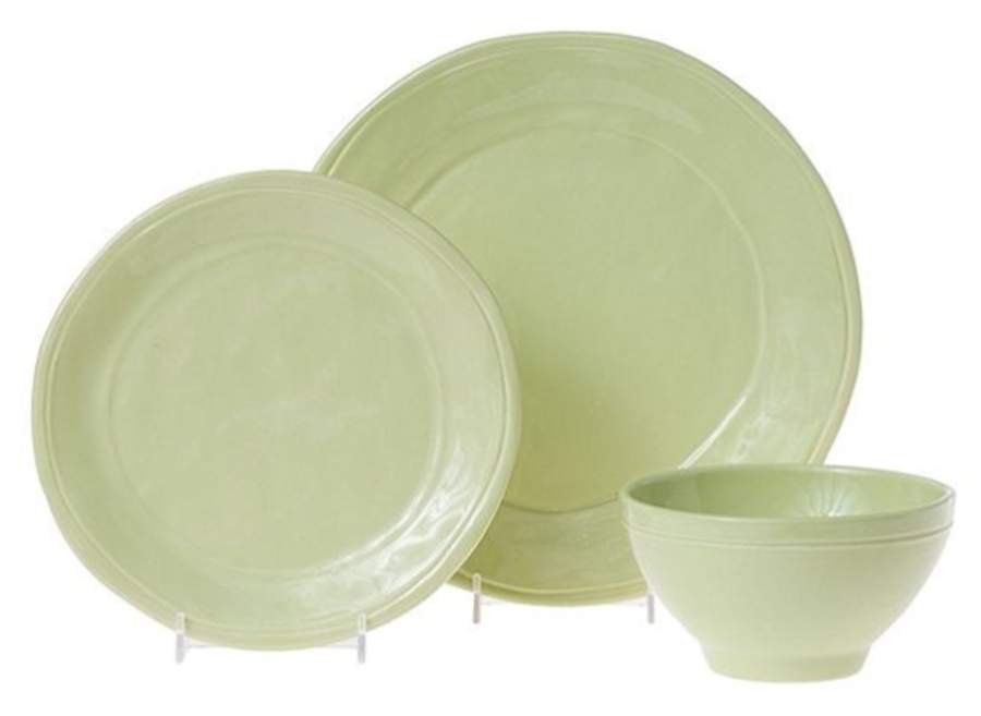 Fresh Pistachio Dinner Plate by Vietri (Italy)-1