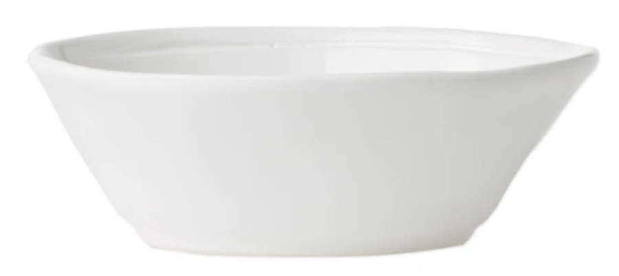 Fresh White 6" Oval Serving Bowl by Vietri (Italy)-1