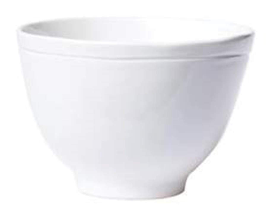 Fresh White 8" Round Serving Bowl by Vietri (Italy)-1