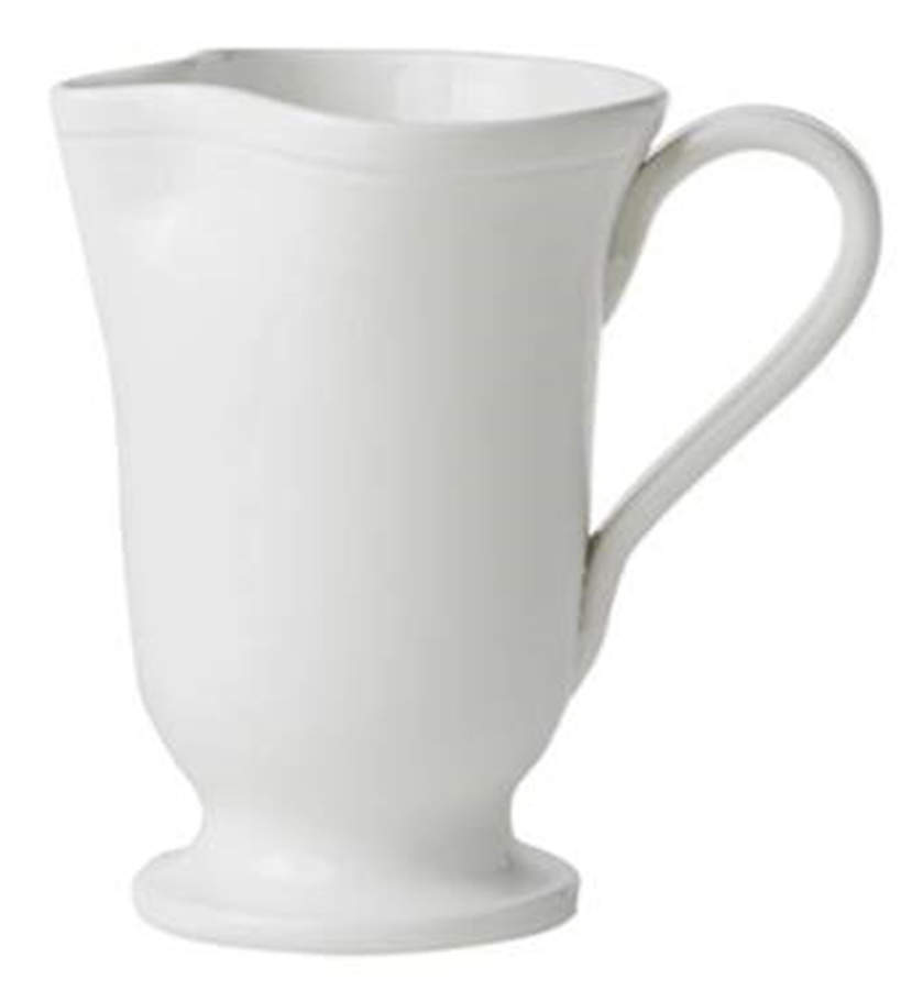 Fresh White 40 Oz Pitcher by Vietri (Italy)-1