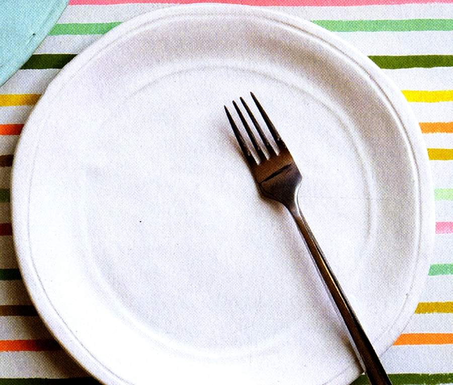 Fresh White Salad Plate by Vietri (Italy)-1