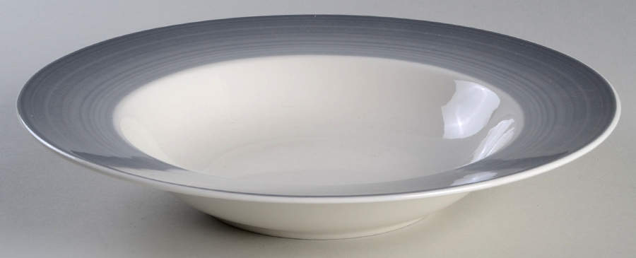 Colorful Life (Cosy Grey) Large Rim Soup Bowl by Villeroy & Boch-1