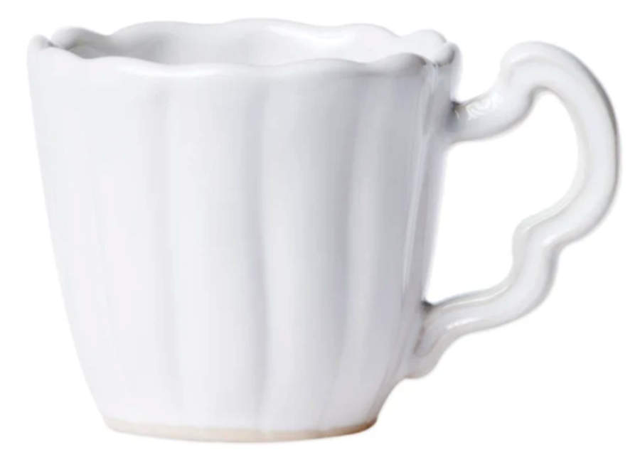 Incanto Stone White Mug by Vietri (Italy)-1