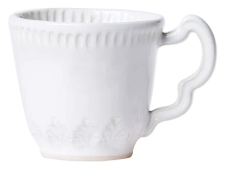 Incanto Stone White Mug by Vietri (Italy)-1
